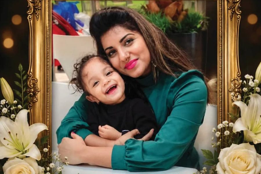arsha-ruhi ദുബായിൽ വാഹനാപകടം: മലയാളി യുവതിയും അഞ്ച് വയസുകാരി മകളും മരിച്ചു.