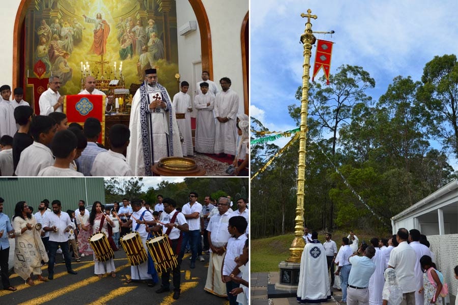 brisbane-palli-perunnal ബ്രിസ്ബെയ്നിൽ പരിശുദ്ധ ഗീവർഗീസ് സഹദായുടെ ഓർമ്മപ്പെരുന്നാളിന് കൊടിയേറി.