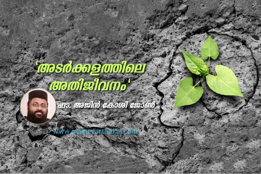 fr-ajin-koshy-john-article "അടർക്കളത്തിലെ അതിജീവനം"