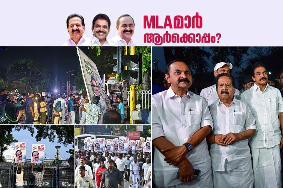 'പ്രകടനങ്ങളും ഫ്ളക്‌സുകളും വേണ്ട': തർക്കങ്ങൾ തെരുവിലേക്ക് പടരുന്നതിൽ കടുത്ത അതൃപ്തിയുമായി മുതിർന്ന നേതാക്കൾ.