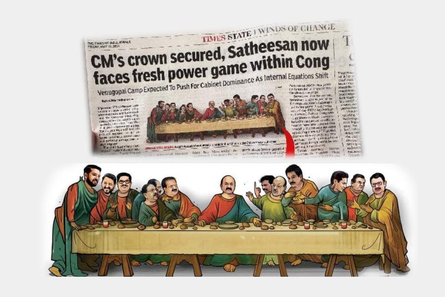times-of-india-cartoon തിരുവത്താഴത്തെ രാഷ്ട്രീയ ആയുധമാക്കി ടൈംസ് ഓഫ് ഇന്ത്യ; പ്രതിഷേധം