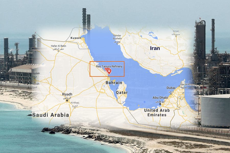 ras-tanura-saudi-arabia സൗദിയിൽ അരാംകോ കമ്പനിയുടെ ഹെലികോപ്റ്റർ തകർന്നുവീണു 14 മരണം