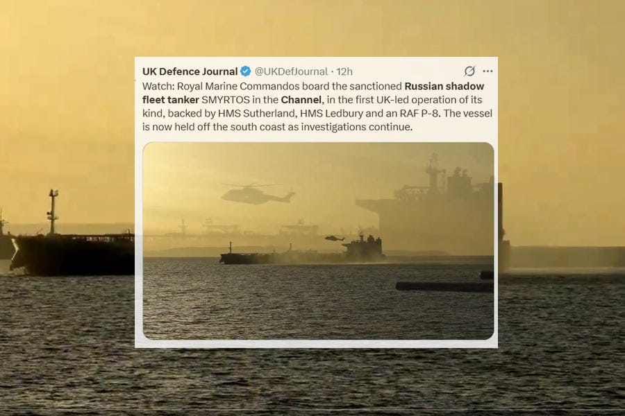 uk-seizes-russian-shadow-fl റഷ്യയുടെ 'ഷാഡോ ഫ്ലീറ്റ്' വിഭാഗത്തിൽപ്പെട്ട എണ്ണക്കപ്പൽ പിടിച്ചെടുത്ത് ബ്രിട്ടീഷ് സേന.