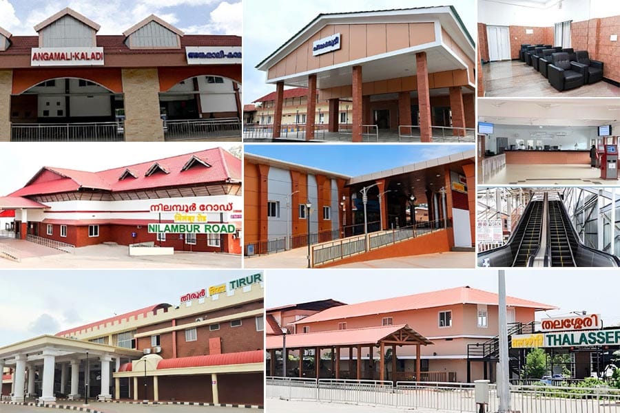 amrit-bharat-stations നവീകരിച്ച നിലമ്പൂർ, തിരൂർ, തലശ്ശേരി, പരപ്പനങ്ങാടി, ചാലക്കുടി, അങ്കമാലി റെയിൽവേ സ്റ്റേഷനുകൾ പ്രധാനമന്ത്രി നാടിന് സമർപ്പിച്ചു.