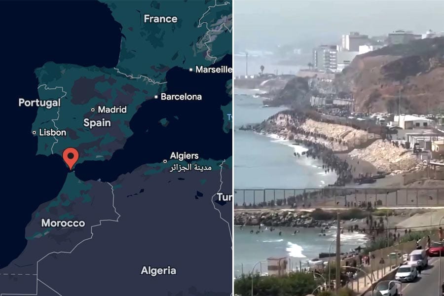 spain-migrants സ്പെയിനിലേക്ക് അഭയാർഥി പ്രവാഹം; സംഘർഷം, 18 മരണം.