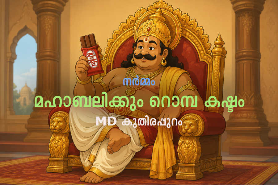 മഹാബലിക്കും റൊമ്പ കഷ്ടം.