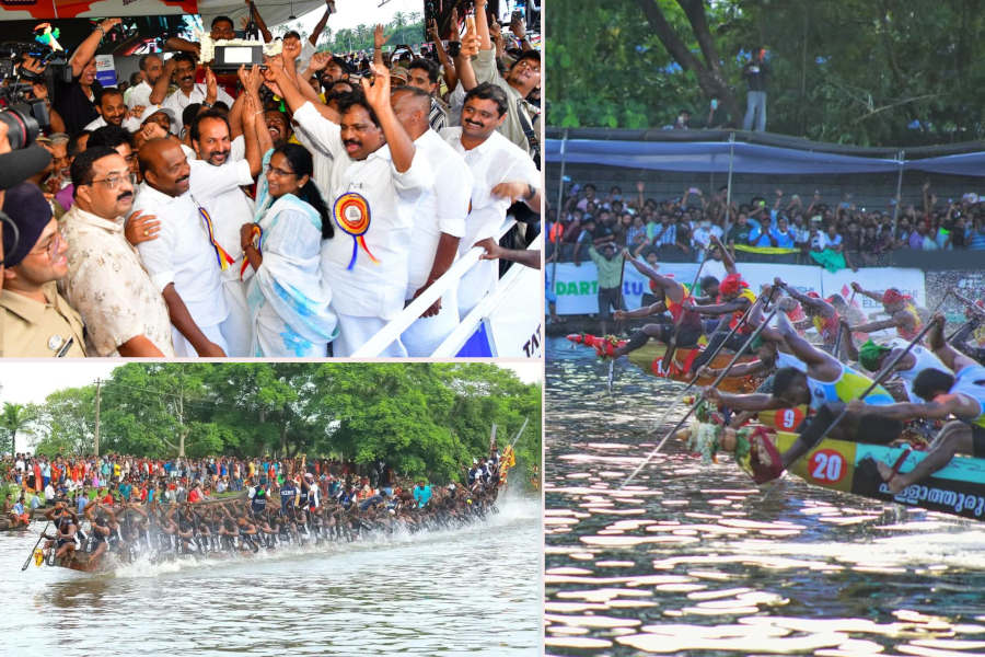 72-ാമത് നെഹ്റു ട്രോഫി വള്ളംകളിയിൽ അരോമ ചുണ്ടൻ കപ്പടിച്ചു; കന്നിപോരാട്ടത്തിലാണ് കിരീടം.
