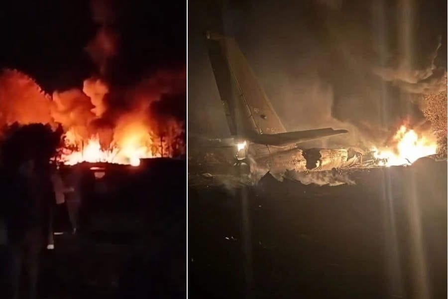 A Russian Tu-95 bomber has crashed റഷ്യയുടെ ആണവായുധശേഷിയുള്ള ബോംബർ വിമാനം തകർന്ന് 6 സൈനികർ കൊല്ലപ്പെട്ടു; സൈന്യത്തിന്റെ എണ്ണം വർദ്ധിപ്പിക്കാൻ പുട്ടിൻ.