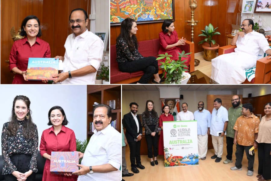 aus consul general meet chief minister and home minister തൂഫാൻ പദ്ധതിയെ അഭിനന്ദിച്ച് ഓസ്ട്രേലിയൻ കോൺസൽ ജനറൽ; കേരള ലിറ്ററേച്ചർ ഫെസ്റ്റിവലിന്റെ പത്താം പതിപ്പിൽ ഓസ്ട്രേലിയ അതിഥി രാജ്യമായിരിക്കും.