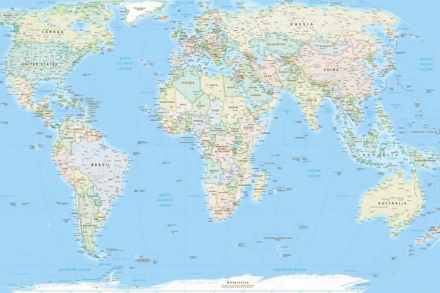 new world map പുതിയ ലോക ഭൂപടത്തിന് ഐക്യരാഷ്ട്ര സഭയുടെ അംഗീകാരം; ആഫ്രിക്കയുടെയും ഓസ്ട്രേലിയയുടെയും വലുപ്പം കൂടും.