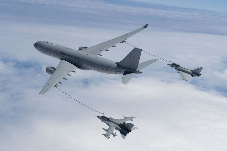 raf voyager ഹൂതികളെ ചെറുക്കാൻ സൗദിക്ക് ബ്രിട്ടൻ്റെ സഹായം; ഖത്തറിൽ ഏരിയൽ ടാങ്കറുകൾ വ്യന്യസിച്ച് യു എസ്; യുദ്ധത്തിന് തയ്യാറായി ഇറാനും ?