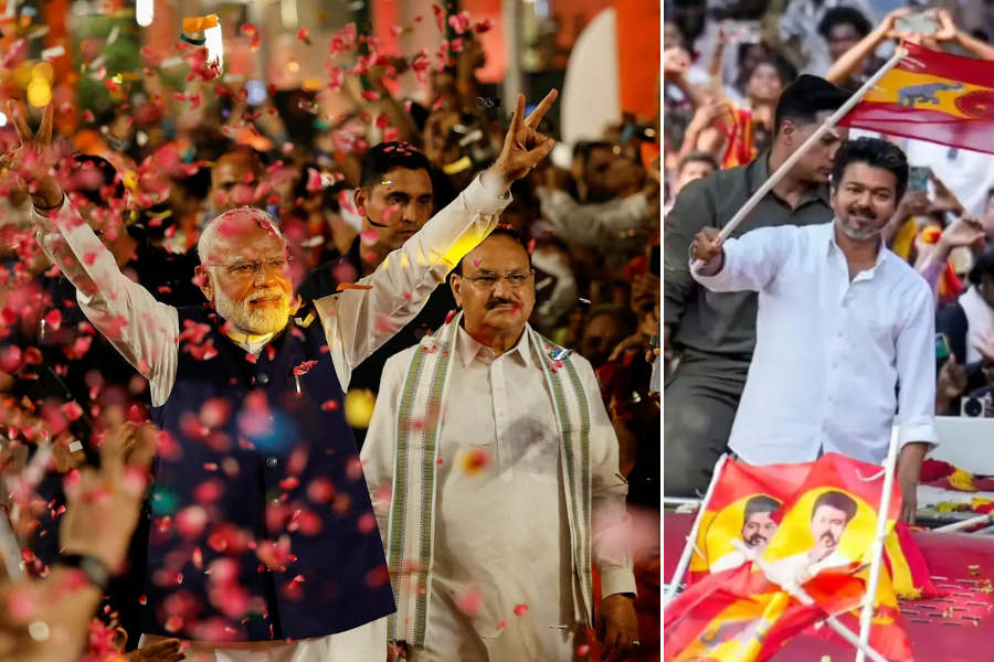 bjp-tvk-win ഉപതിരഞ്ഞെടുപ്പ്: ബംഗാളിലും അസമിലും ബിജെപി; തമിഴ്നാട്ടില് ടിവികെ.