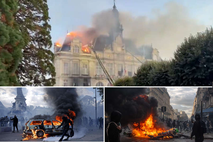 france riots ഫ്രാൻസിൽ വൻതോതിലുള്ള അക്രമങ്ങളും നാശനഷ്ടങ്ങളും; പ്രക്ഷോഭം മറ്റു യൂറോപ്യൻ രാജ്യങ്ങളിലേക്കും വ്യാപിക്കുന്നു.