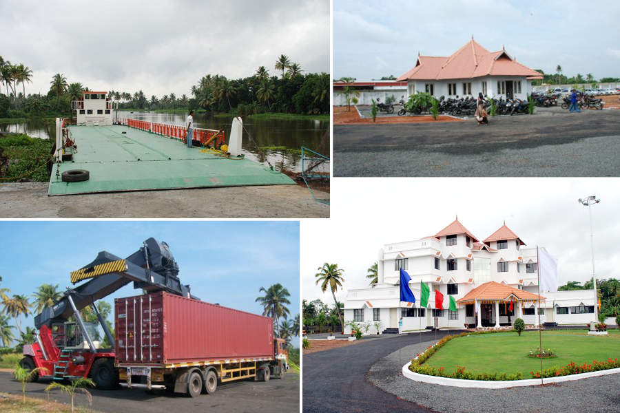 kottayam port കടലില്ലാത്ത കോട്ടയത്തെ തുറമുഖത്തുനിന്ന് കണ്ടെയ്നർ ആദ്യമായി വിഴിഞ്ഞം വഴി സ്പെയിനിലേക്ക്